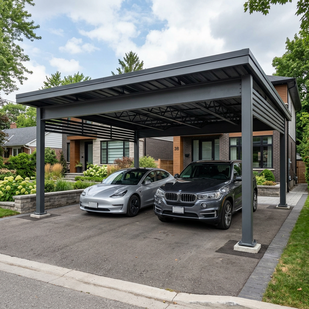 Double carport