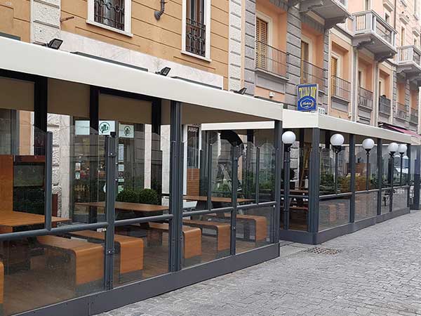 Dehor in ferro per qualsiasi tipo di attività commerciale